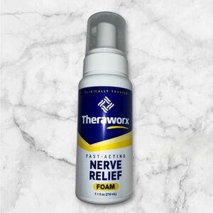 Theraworx FAST - ACTING NERVE RELIEF
FOAM 7.1 fl oz (210 mL.)